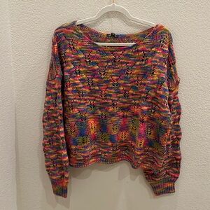 WILD FABLE COLORFUL SWEATER 1x nwt